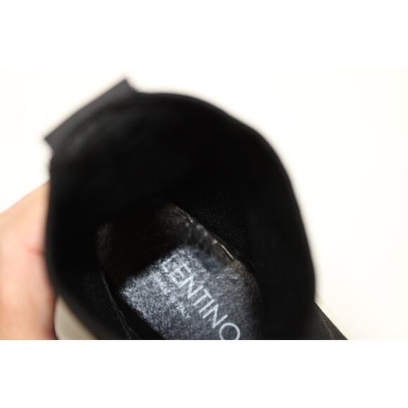 Valentino Shoes Women's Size 8 Slip On Stretch Sock Sneakers Black - Picture 10 of 15